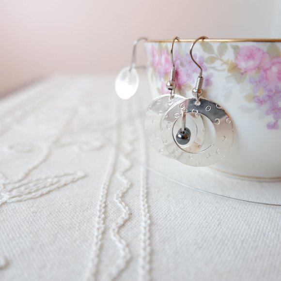 Sterling Silver Necklace and Earrings Set - Picture 7 of 8